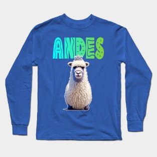 Andes Llama Long Sleeve T-Shirt